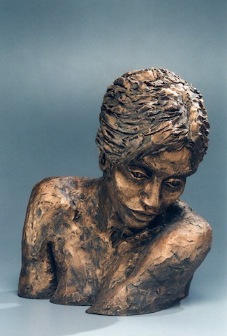 Untitled-bronze-sculpture-by-Bonnie-Rochelle-Gallaty-1998